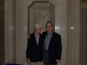 Alan Bean with Sister Catherine Livers