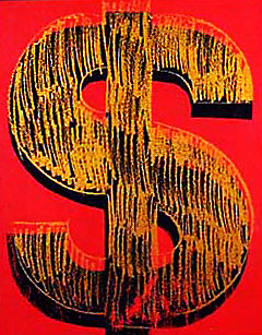 Warhol dollar sign