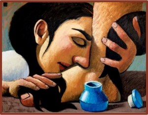 Annointing in Bethany